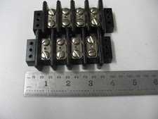 NEW 2PCS CINCH 4 POSITION DUAL ROW  10 TERMINAL TERMINAL STRIPS Q0493