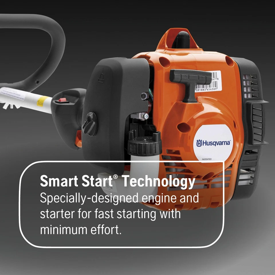 Husqvarna 122C Recortadora de cuerda de gas eje curvo Foto 4 de 4