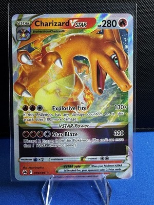 Pokémon TCG Charizard VSTAR Crown Zenith Holo Ultra Rare Card 019
