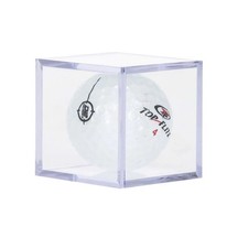 144 GOLF BALL or MINI FIGURINE SQUARE CLEAR CUBE DISPLAY CASE STORAGE HOLDERS