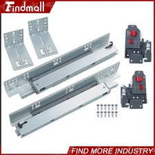 Findmall Undermount Soft Close Drawer Slides Full Extension 100LB Load 12 Inch