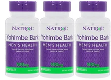 (3 PACK) Natrol Yohimbe Bark 500MG Men's Health, 90 x 3 Capsules FREESHIPPING