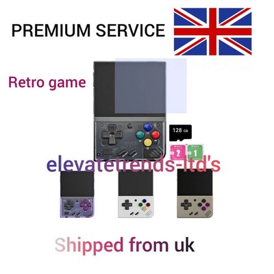 Miyoo Mini Plus + Retro Spielekonsole NEU - 128GB Karte