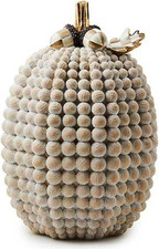 MacKenzieChilds Autumnology Hobnail Pumpkin Resin Halloween Fall Decor