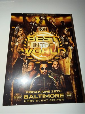 ROH Ring of Honor - Best In The World 2019 2 Disc Event DVD Set New Sealed