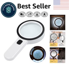3X LED Magnifying Glass with Light - Perfect for Seniors Detail Work