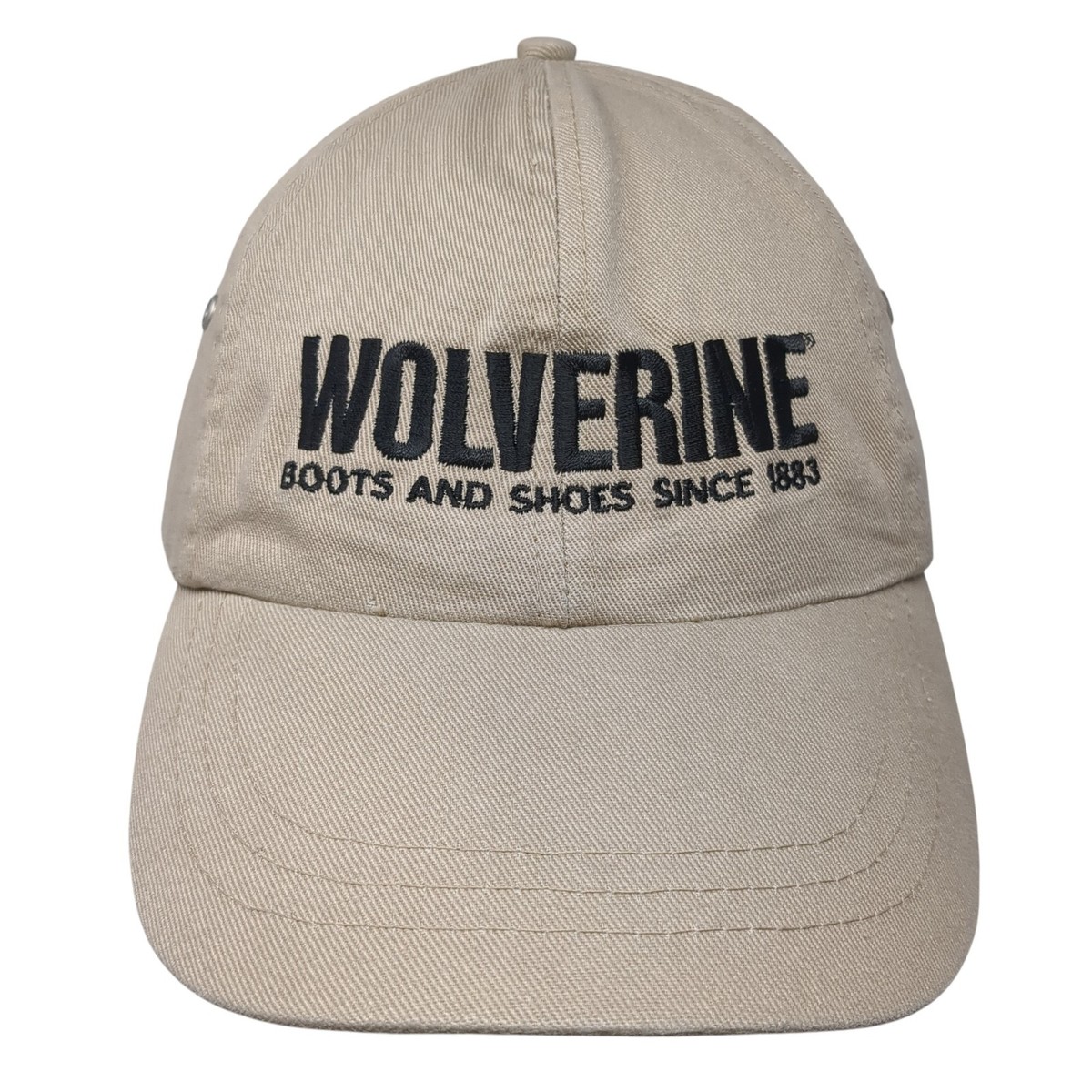 Wolverine Boots And Shoes Slideback Hat Beige One Size Embroidered