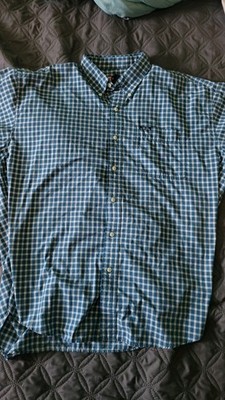 Vintage Chaps Ralph Lauren Shirt Mens XL Extra Large Pacific Plaid Button Down