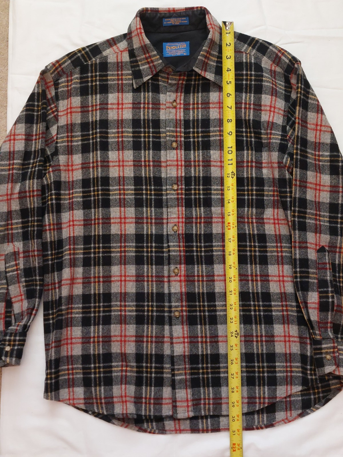 Pendleton 100% Wool Macpherson Tartan Button Up P… - image 2
