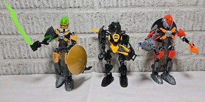 Lot 3 Lego Hero Factory Rocka (44002) Bulk (44004) Stringer (2183) Retired READ