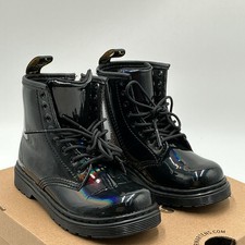 Dr. Martens 1460 Boots Kids US 10 Black Rainbow Round Toe Mid Calf Ebay2274