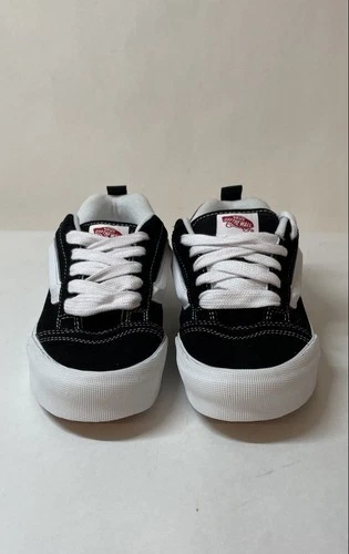 VANS Unisex Adults Black Knu Skool Sneakers Size 7W/5.5M