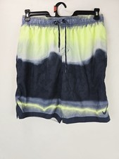 Nike Men's Swim Trunks Board Shorts Size Large Blue White Green