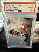 2023 Topps Stadium Club - Alex Rodriguez #11 First Day Issue PSA 8