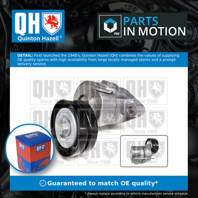 Aux Belt Tensioner fits DACIA DUSTER 1.5D 2010 on Drive V-Ribbed QH Quality New