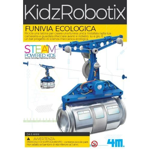 4M 4M03358 KidzRobotix - Tin Can Cable Car