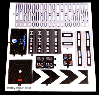 Custom Decal for 75159 Replacement Sticker for 75159