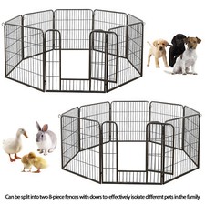 Dog Playpen 32" Height for Small/Medium Dogs Designed for Camping Yard 16 Panel