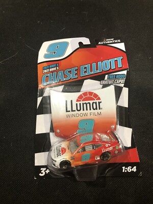 Chase Elliott #9 LLumar Film NASCAR Authentics Diecast Car 1/64 2021 Wave 5