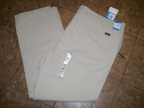 Columbia Big Men Roc II Rugged Outdoor Hiking Pant Regular Fit 50 x 34 Beige NWT