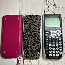 TI-84 plus silver edition Calculator- Pink, Cheetah, Black TESTED WORKS