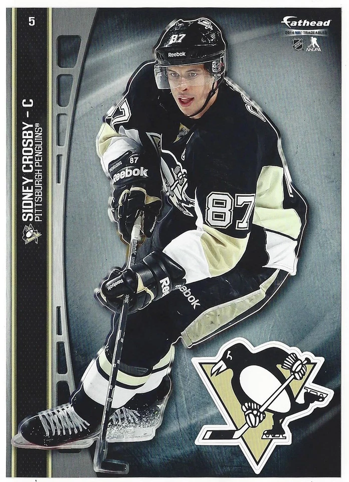 JAMES NEAL FATHEAD INTERCAMBIABLES PINGÜINOS DE PITTSBURGH MINI PEGATINA CON LOGOTIPO 2014 #29 Foto 3 de 3