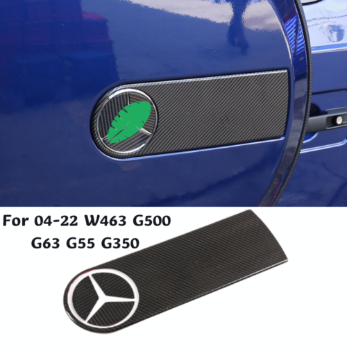 Insigne de couverture pneu de roue de rechange en fibre de carbone pour Mercedes Benz W463 Classe G 2004-22 - Photo 1 sur 12