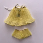 Vintage Barbie Sweet Dreams Yellow Baby Doll Pajamas Lingerie Tagged #973