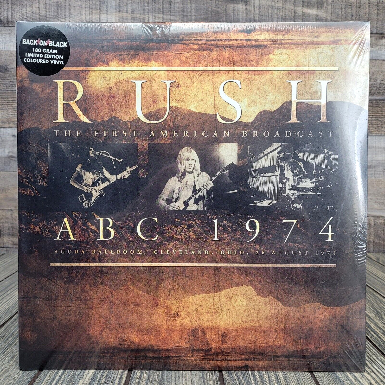 UK Release RUSH: The First American Broadcast ABC 1974 (2011 2x 180 Gram LP) NEW