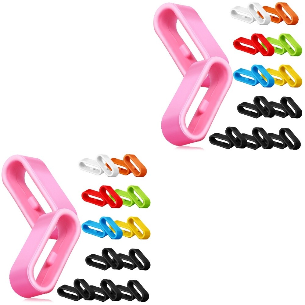 20mm Colorful Silicone Watch Band Keeper (24 pcs) eBay