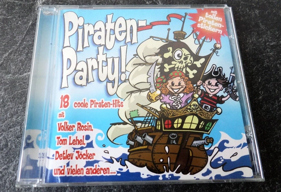 CD " Piraten-Party" 18 coole Piraten-Hits mit Volker Rosin und vielen anderen - Bild 3 von 4