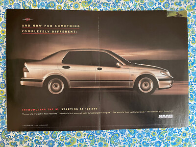 Vintage 1998 SAAB 9-5 Print Ad