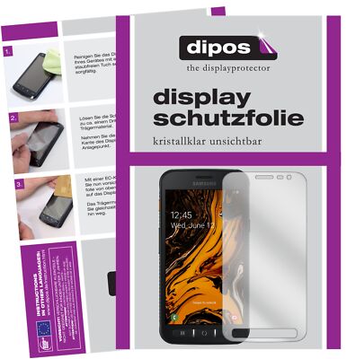 2x Schutzfolie für Samsung Galaxy Xcover 4S klar Displayschutzfolie Display