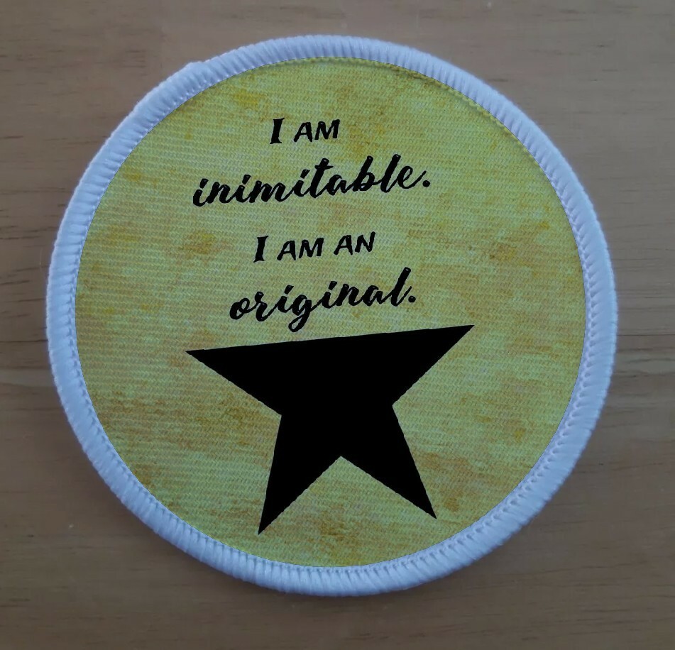 Hamilton Musical quote Patch Badge UK