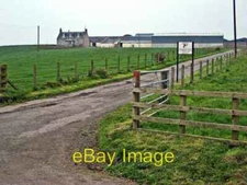 Photo 6x4 Goosehill Farm Kirkmichael Pedigree Holstein Friesians.  c2006