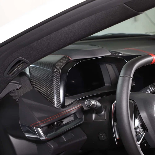 Real Dry Carbon Fiber Interior Dash Trim Cover Set Fits Corvette C8 2020-2025 - Bild 53 von 81