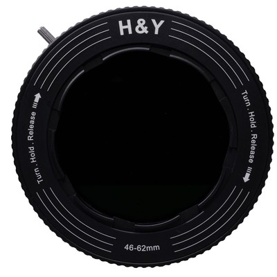 HY RevoRing Variable ND3-ND1000 and CPL Filter with 46-62mm Variable Adapter