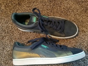 puma tenis hombre verdes