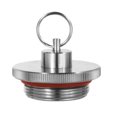 Mini Beer Brewing Kegs Caps Stainless Steel Threaded Two Vent Pressure Cover