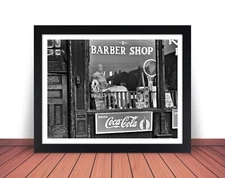 Framed c.1941 CHICAGO Black Belt Barbershop Photo Picture - 8x10 or 11x14 (W19)