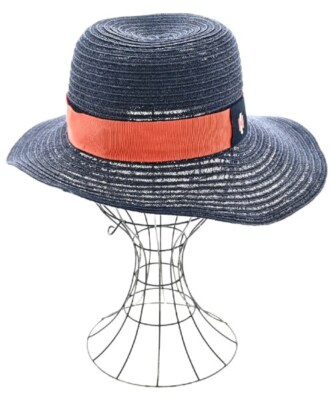 HERMES 麦わら帽子 サイズ58 HERMES Straw Hat Navy 58cm 2200508099010 | eBay
