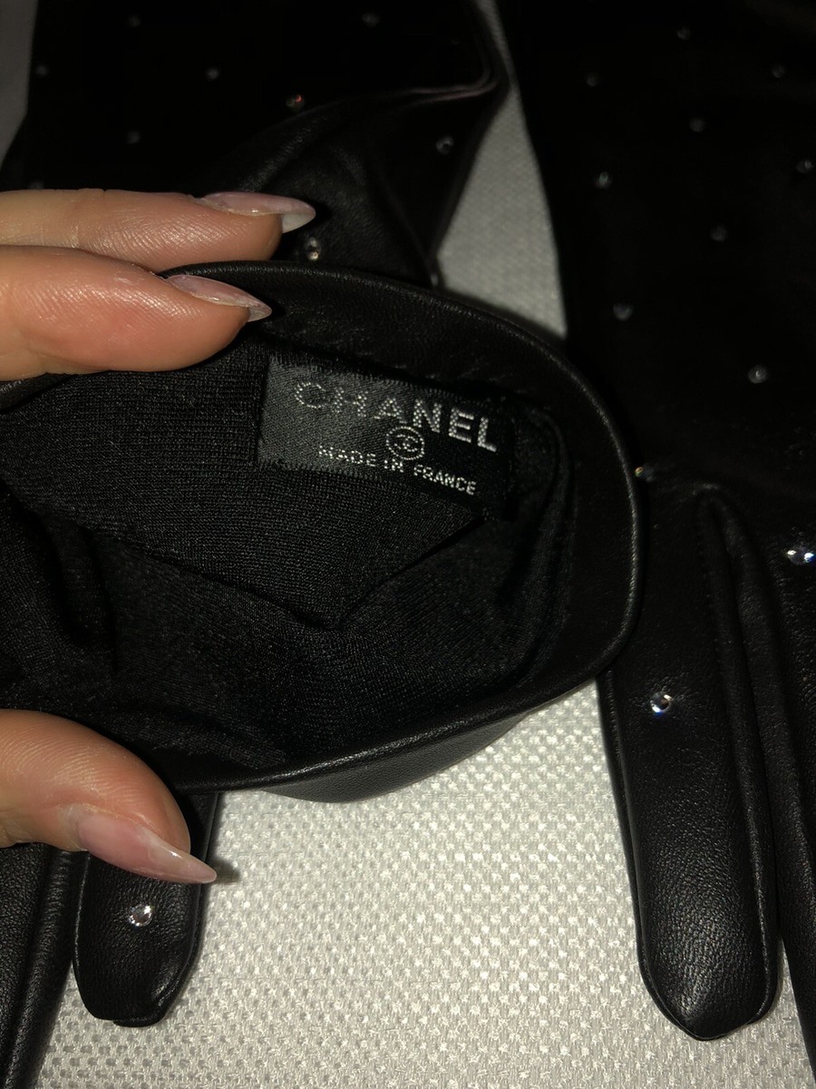 NEW 2023FW CHANEL LONG GLOVES chanel opera gloves Lambskin