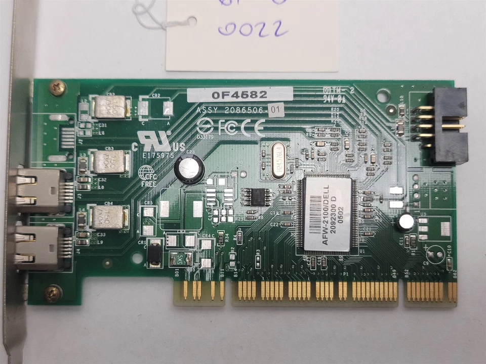 Dell 0F4582 / Adaptec AFW-2100 FireWire Card, 2-Port, PCI - Image 3 of 4