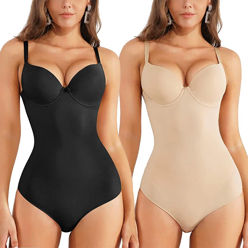 City Chic S&C shapewear bodysuit in beige