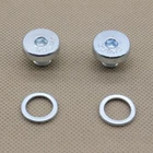 2 Sets Transmission Pan Drain Plug & Seal Gasket For Toyota & Lexus 90341-10021