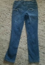 Justice girl's jeans size 10P mid rise super skinny actual inseam  25.5 inches