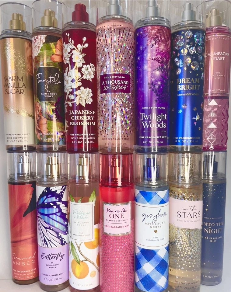Bath & Body Works Fine Fragrance Mist Spray 8 oz each  [ You Pick Your Scent ] - Image 3 of 4