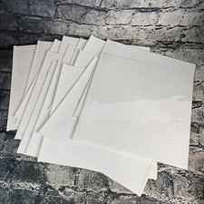 Creative Memories 12x12 pages old style 11 BLANK PGS 2 LINED PGS  PROTECT