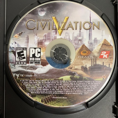 Sid Meier's Civilization V: Brave New World (PC DVD-ROM, 2014) Manual & Fold Out - Picture 5 of 10