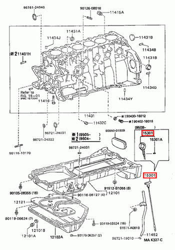 Genuine Cresta JZX93 JZX91 JZX90 1JZ GE 2JZ 1JZ Oil Level Indicator Dip Stick - Picture 18 of 19